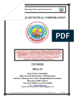 Bhavnagar Municipal Corporation: Tender 2014-15