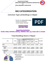 Building Categorization: Common Type of Buildings in Nepal