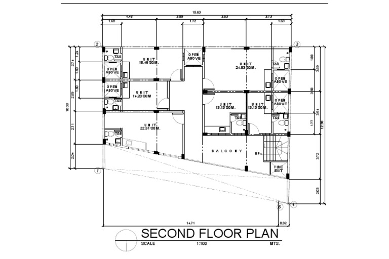 Second Floor Plan Layout Details | PDF