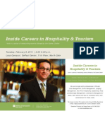Inside Careers in Hospitality & Tourism
