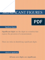Significant Figures and Scientific Notation