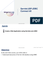 Servlet/JSP/JDBC Connect #2: Sensitivity: Internal & Restricted