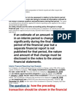 The Question Is: How The Preceding Transaction Should Be Shown in The Financial