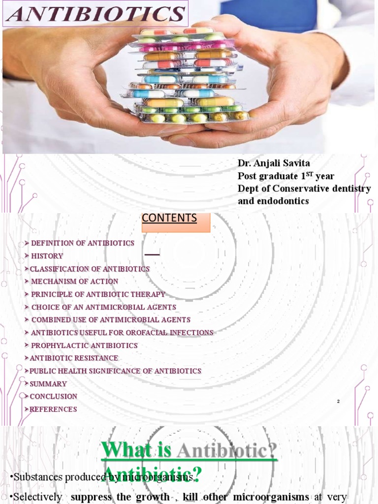 Antibiotics in Dentistry: A Comprehensive Guide | PDF | Penicillin ...