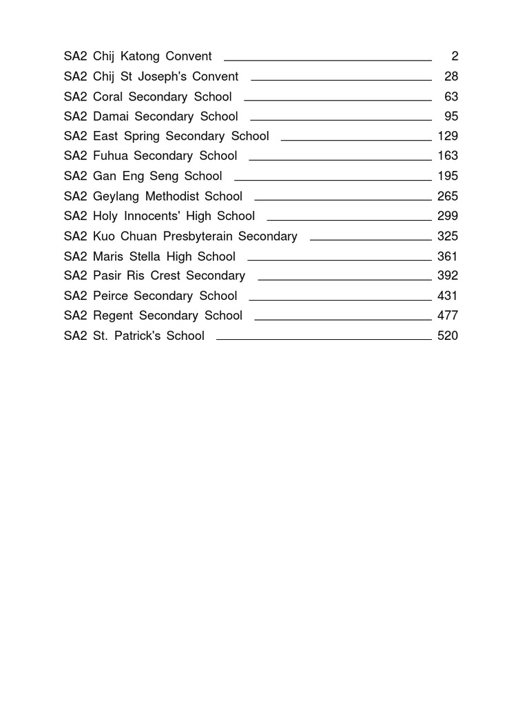 Sec 3 Chemistry Exam Overview | PDF | Educational Organizations | Singapore