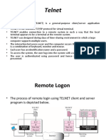 Telnet: Discuss Telnet in Detail