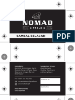 NomadTable Sambal Label PDF