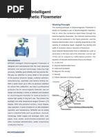 Intelligent Electromagnetic Flowmeter: Working Principle