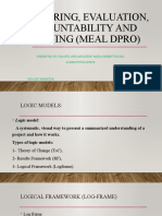 Monitoring, Evaluation, Accountability and Learning (Meal Dpro)