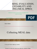 Monitoring, Evaluation, Accountability and Learning (Meal Dpro)
