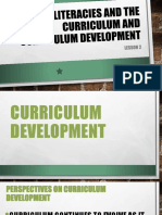 New Literacies and the Curriculum and Curriculum Development