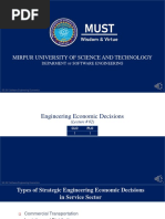 Mirpur University of Science and Technology: Deparment Software Engineering