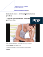 Doctor en casa_ a prevenir problemas de próstata