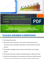 Implementasi Asesmen Dan 12 Kompetensi Dasar