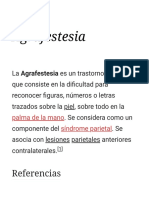 Agrafestesia - Wikipedia, La Enciclopedia Libre