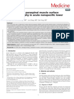 A Study On The Paraspinal Muscle Surface.36