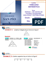 Clase Virtual Hab Matemática Repaso I - Conteo de Figuras, Sucesiones, Analogías y Distribuciones - 5to Grado