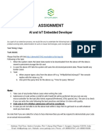 24 - 06 - 2020 - IoT Embedded Developer Assignment