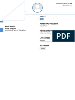 Swing's Resume PDF