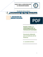 BASES PARA LA APROXIMACIÓN AL PERIODONTOGRAMA (1) AJUSTADO A Agosto de 2018