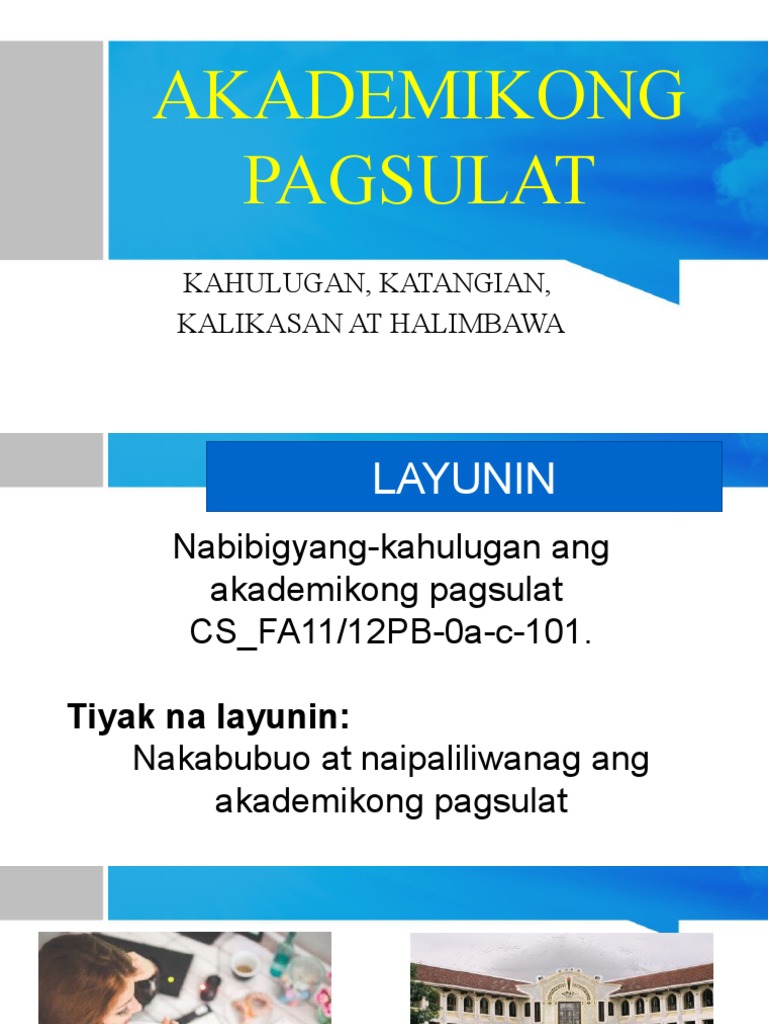Akademikong Pagsulat  PDF