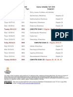 Course Schedule Spring 2014 in Nursing 4 / NSG222