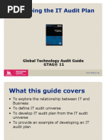 Developing The IT Audit Plan: Global Technology Audit Guide GTAG® 11