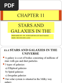 Form 2 Chapter 11 Star and Galaxies