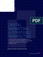 Digital Marketing: A Strategic Perspective