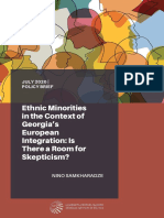 Ethnic Minorities in the Context of Georgia’s European Integration: Is There a Room for Skepticism?
