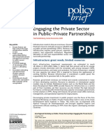 2015 - ADB Sample Policy Brief - Engaging The Private Sector in Public-Private Partnerships PDF