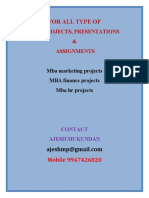 Mba Projects