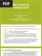 Methods of Irri.