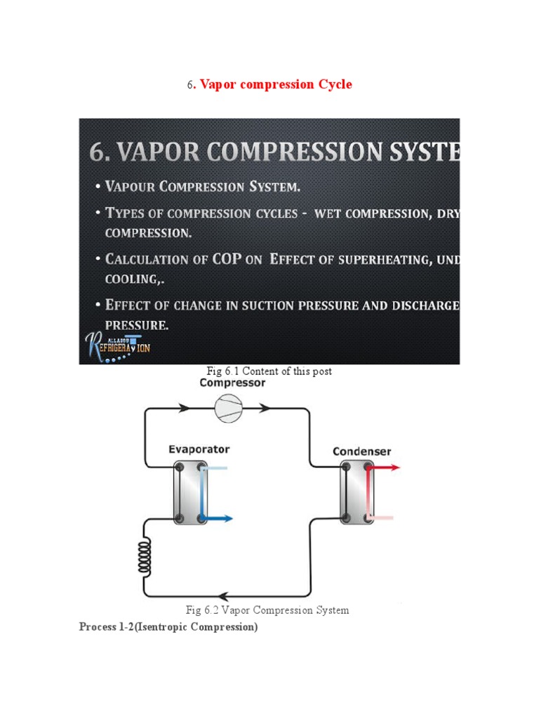 Vapor Compression Cycle | PDF | Chemical Process Engineering | Building ...