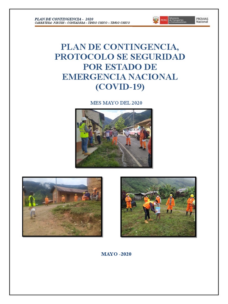 Plan de contingencia para garantizar la seguridad y continuidad ...