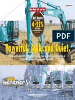 Increase Work Volume up to 22% with KOBELCO's Quiet and Powerful SR Excavators