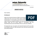 Notice Academic Issue PDF