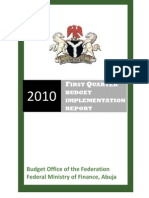 2010 Qi Budget Report