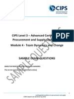 Sample Questions L3 Module 4