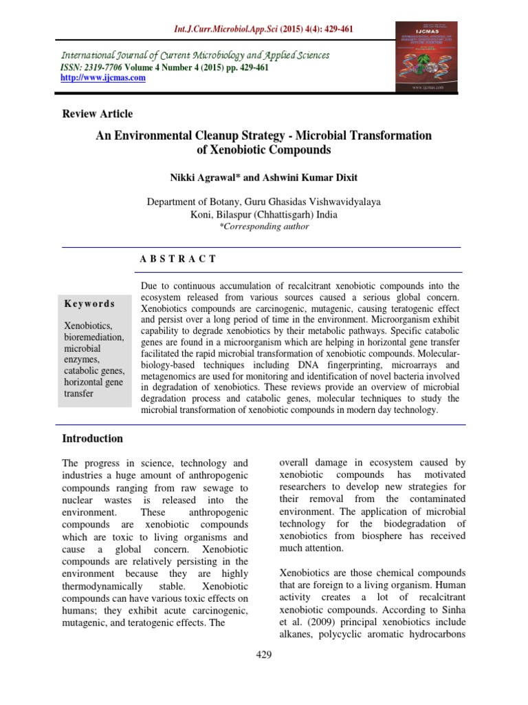 Microbial Transformation | PDF | Biodegradation | Molecular Cloning