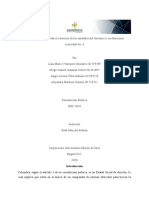 Articulo de Opinion Sobre La División de Las Entidades Del Territorio y Sus Funciones