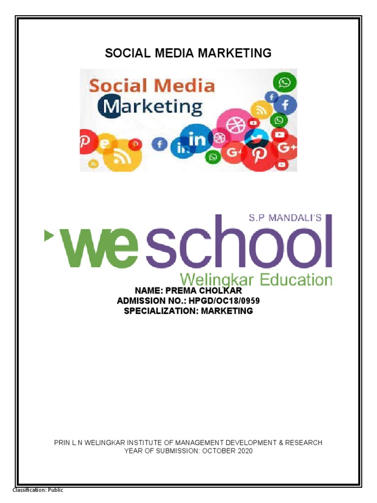 Social Media Marketing | PDF | Linked In | Social Media Marketing
