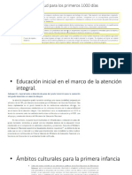 Inversión en Salud para Los Primeros 1000 Días PDF