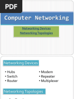 Networking Devices and Networking Topologies PDF