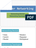 Networking Devices and Networking Topologies PDF