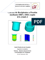 CÃ¡lculo de Recipientes PresiÃ N Mediante DBF y DBA Segãºn EN13445 - 3 PDF