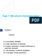 1 Structura Mecanismelor
