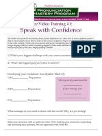 Speak With Confidence: Free Video Training #1
