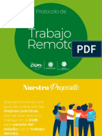 Protocolo Trabajo Remoto CUN PDF