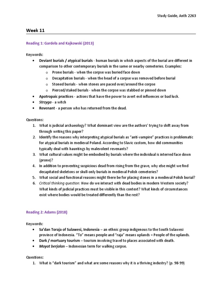 Interpreting Deviant Burials: Understanding Atypical Burial Practices ...